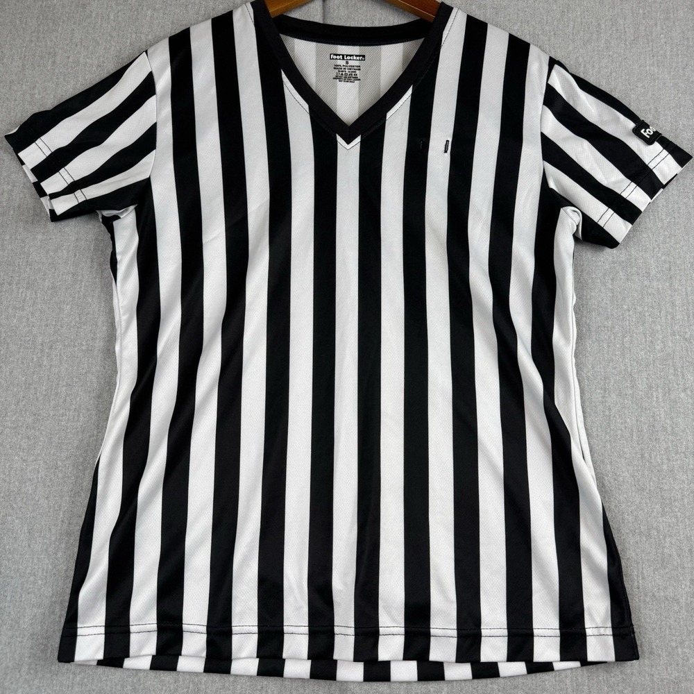 Foot Locker Employee Uniform Women's Size Small Referee Shirt V Neck Work